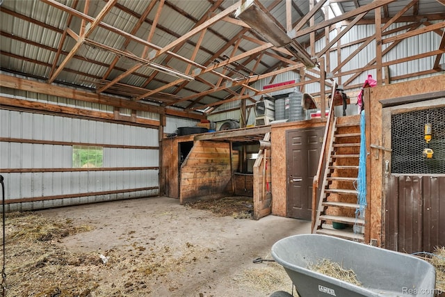 8875 N Lakola Rd, Tustin, MI 49688 - view of horse barn