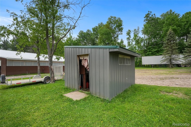 8875 N Lakola Rd, Tustin, MI 49688 - view of shed