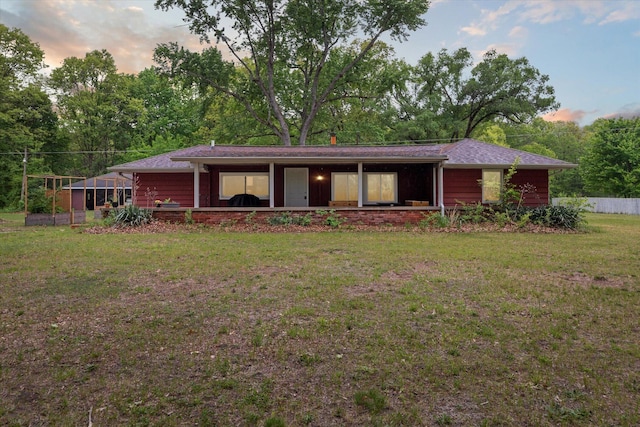 3701 3 1/2 Mile Rd, Athens, MI 49011 - single story home with covered porch and a front lawn