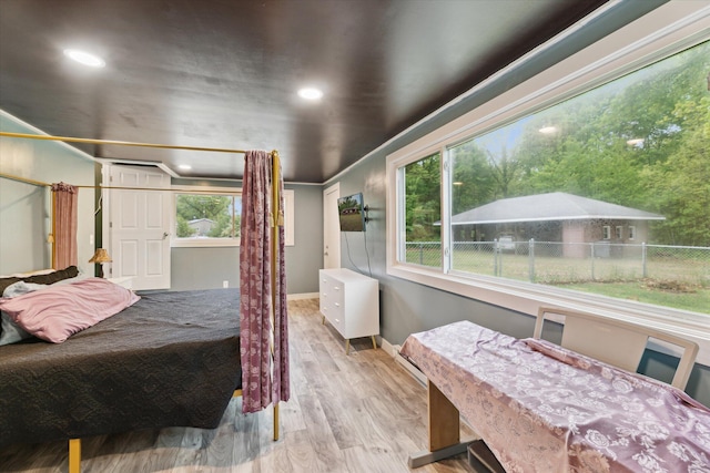 3701 3 1/2 Mile Rd, Athens, MI 49011 - bedroom with wood finished floors, recessed lighting, and baseboards