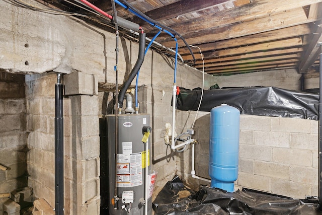 3701 3 1/2 Mile Rd, Athens, MI 49011 - utility room featuring gas water heater