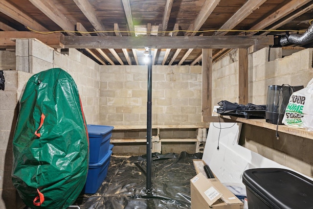 3701 3 1/2 Mile Rd, Athens, MI 49011 - view of unfinished basement