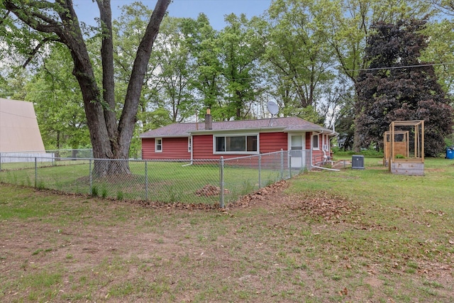 3701 3 1/2 Mile Rd, Athens, MI 49011 - view of side of home with cooling unit