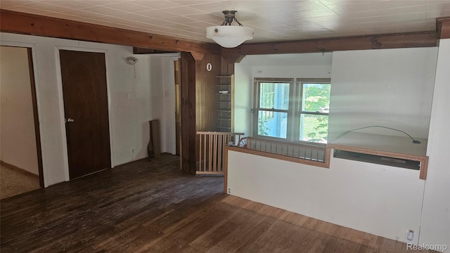 5820 Mack Rd, Howell, MI 48855 - spare room with wood finished floors