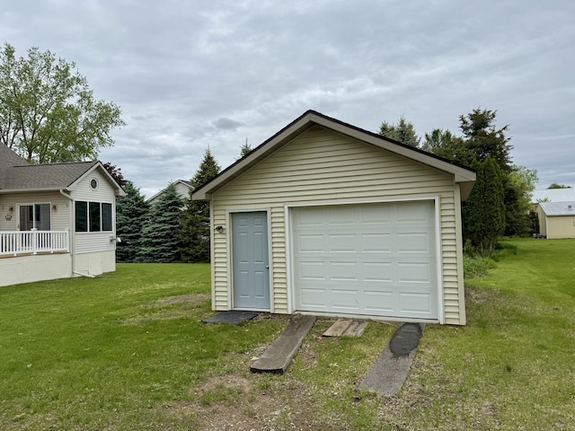 6981 Jennifer Ln, Portland, MI 48875 - view of detached garage