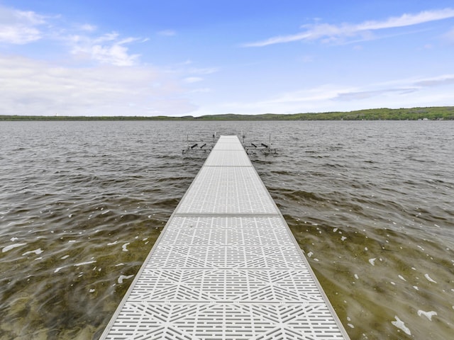 5384 Indian Trl, Frankfort, MI 49635 - dock area with a water view