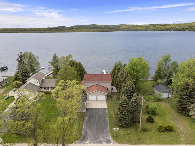 5384 Indian Trl, Frankfort, MI 49635 - aerial view of a large body of water