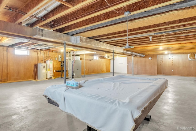 5562 Sheridan Line Rd, Croswell, MI 48422 - basement with water heater