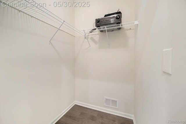 2979 Havre St, Ann Arbor, MI 48105 - spacious closet featuring dark wood-type flooring