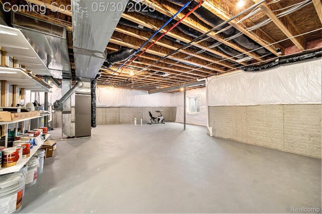 2979 Havre St, Ann Arbor, MI 48105 - below grade area with heating unit