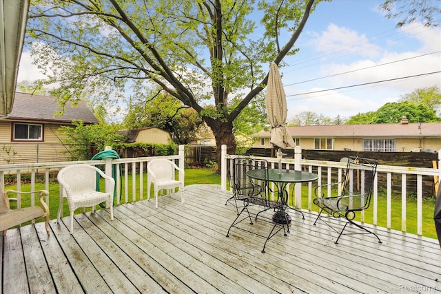 3307 Mackin Rd, Flint, MI 48504 - view of deck
