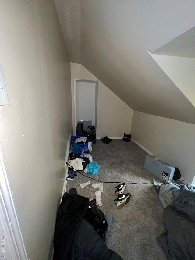 11106 Nottingham Rd, Detroit, MI 48224 - additional living space with lofted ceiling and carpet flooring