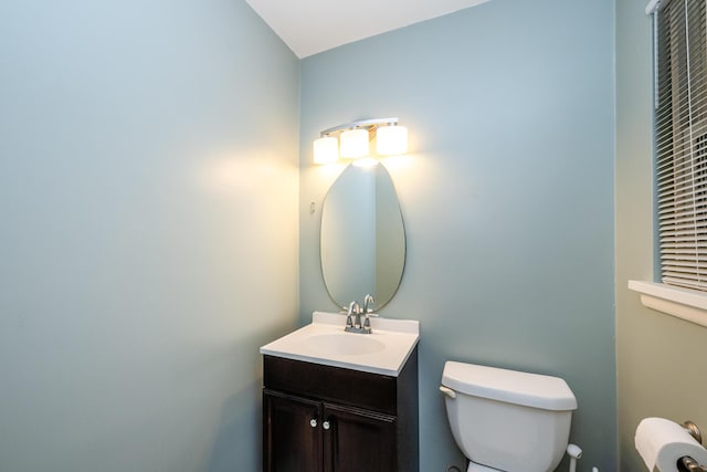 538 Monterey Dr, Benton Harbor, MI 49022 - bathroom with toilet and vanity