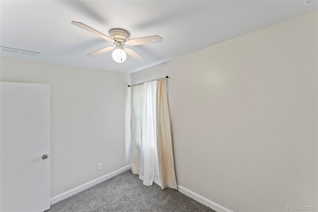 30542 Bretton St, Livonia, MI 48152 - carpeted empty room with ceiling fan and baseboards