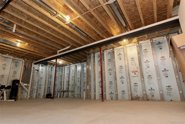 1041 Lancaster St, Lapeer, MI 48446 - basement with electric panel