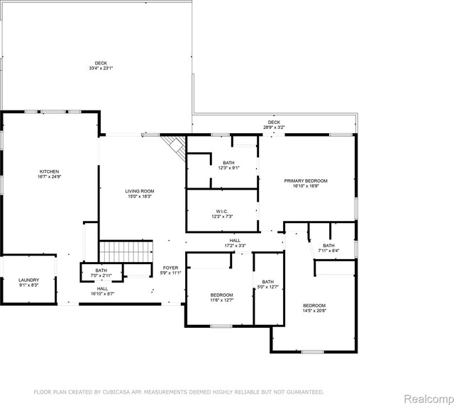1041 Lancaster St, Lapeer, MI 48446 - home floor plan