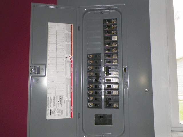 213 Cass St, Tustin, MI 49688 - utility room with electric panel