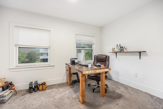 2223 S La Salle Gdns, Detroit, MI 48206 - carpeted office space featuring baseboards