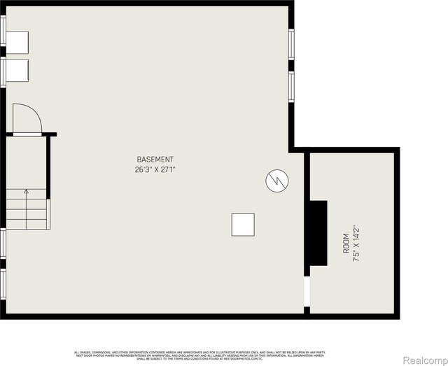 2223 S La Salle Gdns, Detroit, MI 48206 - property floor plan
