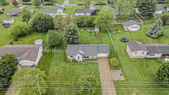 830 E Lyons St, Schoolcraft, MI 49087 - aerial view of residential area