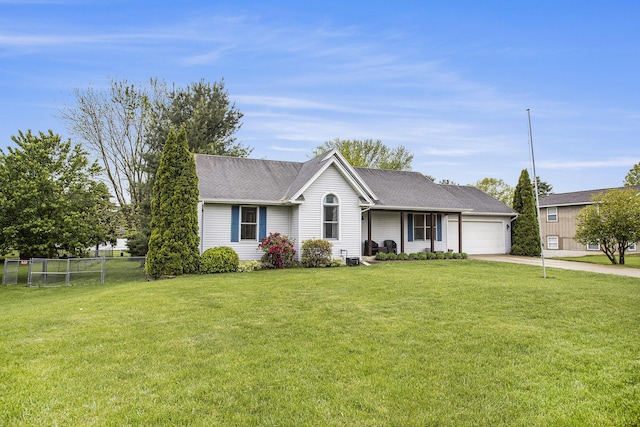 830 E Lyons St, Schoolcraft, MI 49087 - view of front of property with an attached garage, driveway, and roof with shingles