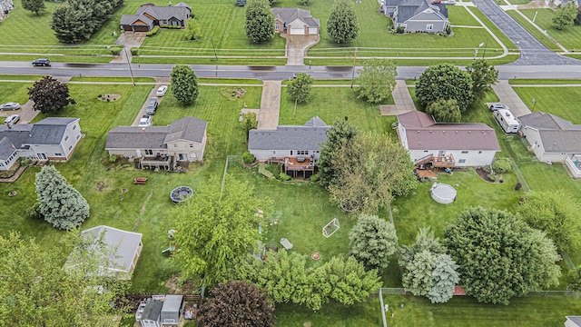 830 E Lyons St, Schoolcraft, MI 49087 - aerial view of property and surrounding area with nearby suburban area
