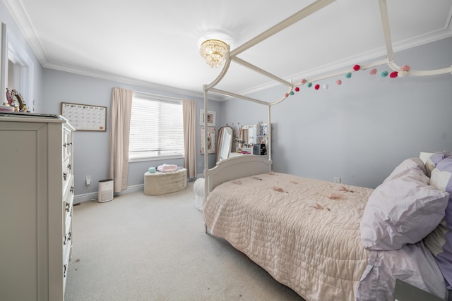 1655 Dorchester Rd, Birmingham, MI 48009 - carpeted bedroom featuring crown molding
