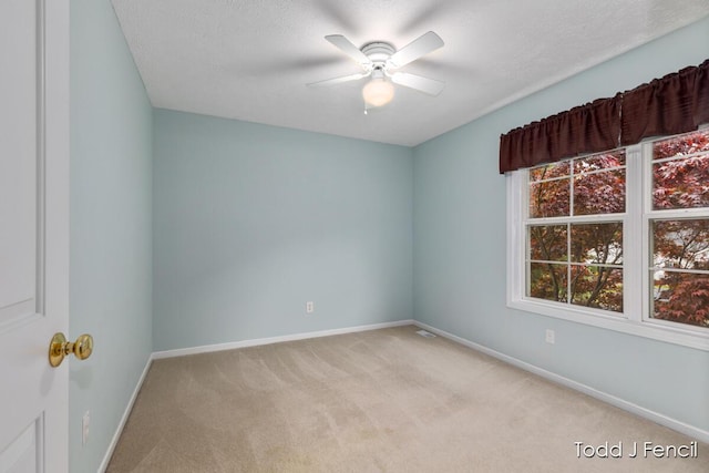 11081 Timberline Dr, Allendale, MI 49401 - carpeted empty room with a ceiling fan and baseboards