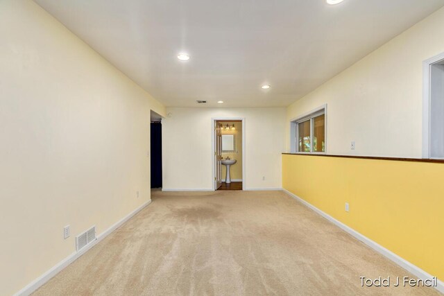 11081 Timberline Dr, Allendale, MI 49401 - carpeted empty room with recessed lighting and baseboards