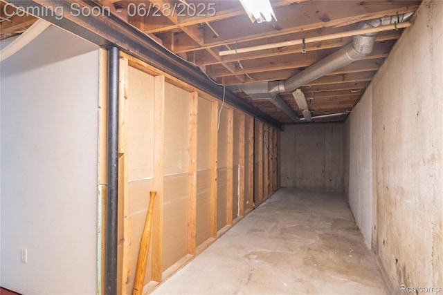 36426 Weideman St, Clinton Township, MI 48035 - view of unfinished basement