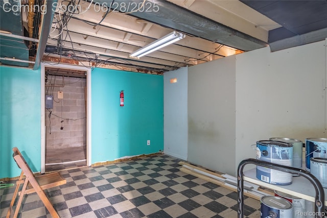 36426 Weideman St, Clinton Township, MI 48035 - basement featuring tile patterned floors