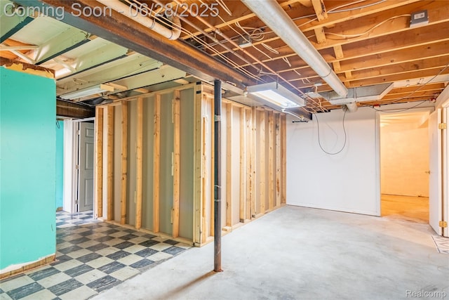 36426 Weideman St, Clinton Township, MI 48035 - view of unfinished basement