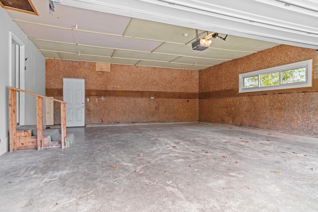 7060 Dobson Rd, Jonesville, MI 49250 - garage with a garage door opener