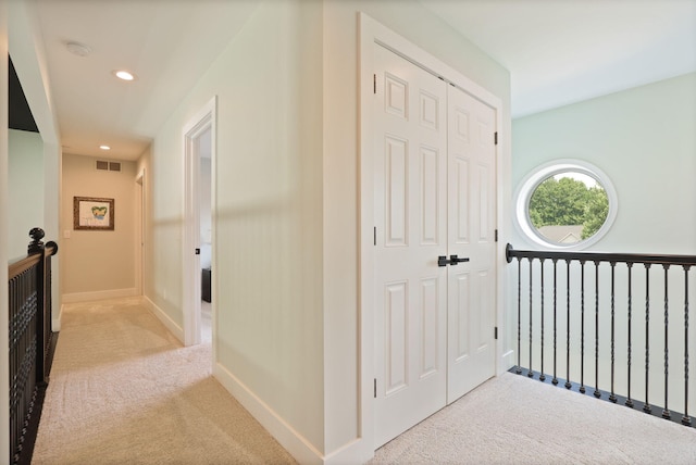 8460 Woodridge Dr, Davison, MI 48423 - corridor featuring carpet flooring and recessed lighting