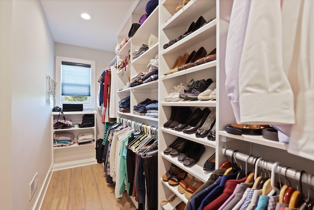 8460 Woodridge Dr, Davison, MI 48423 - spacious closet with wood-type flooring