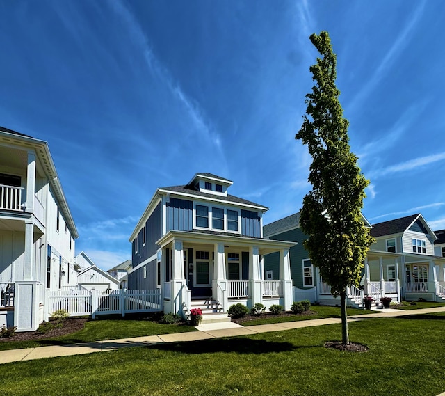 245 Cavelier Ave, Saint Joseph, MI 49085 - traditional style home with covered porch and board and batten siding