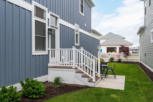 245 Cavelier Ave, Saint Joseph, MI 49085 - view of yard featuring a patio