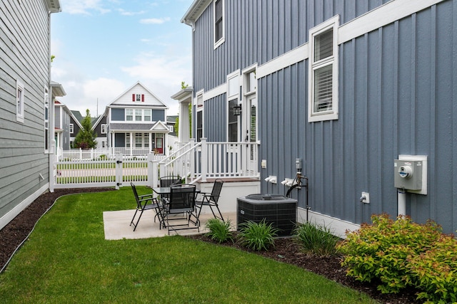 245 Cavelier Ave, Saint Joseph, MI 49085 - view of yard with cooling unit and a patio area