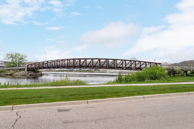 245 Cavelier Ave, Saint Joseph, MI 49085 - water view featuring a notable bridge