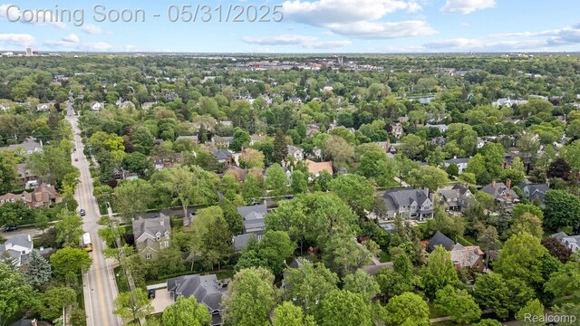 822 Suffield Ave, Birmingham, MI 48009 - aerial perspective of suburban area