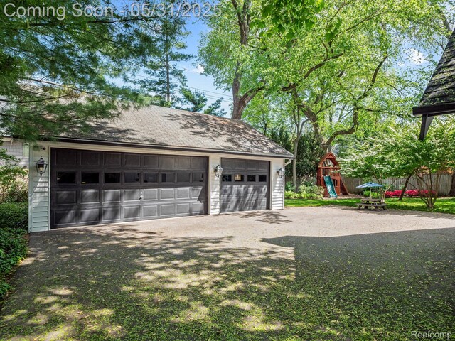822 Suffield Ave, Birmingham, MI 48009 - view of detached garage
