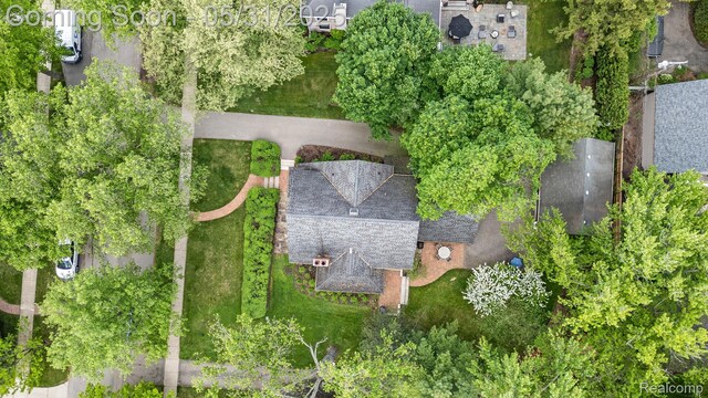 822 Suffield Ave, Birmingham, MI 48009 - view from above of property