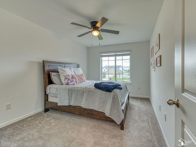 691 Foxworth St, Dundee, MI 48131 - carpeted bedroom with a ceiling fan and baseboards