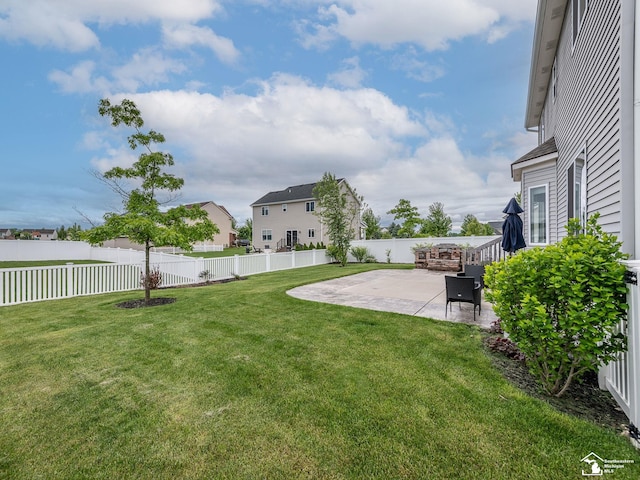 691 Foxworth St, Dundee, MI 48131 - view of yard featuring a patio area and a residential view