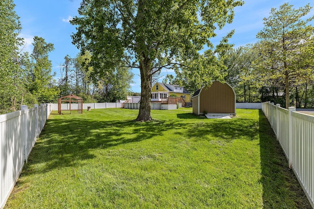 17270 Taft Rd, Spring Lake, MI 49456 - view of yard with a gazebo
