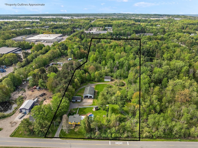 17270 Taft Rd, Spring Lake, MI 49456 - view of property location with property boundaries highlighted and a forest