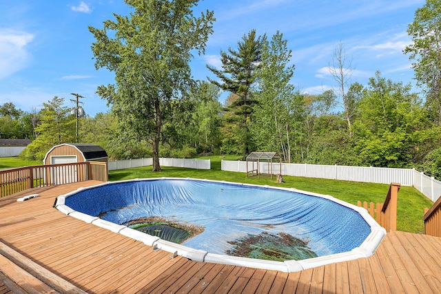 17270 Taft Rd, Spring Lake, MI 49456 - view of pool featuring a deck