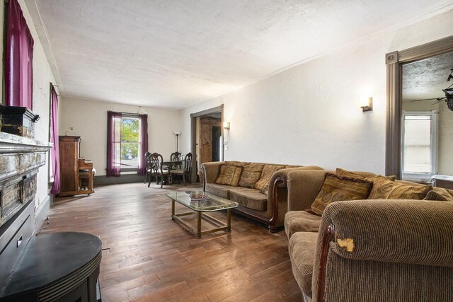 1122 Main St, Saint Joseph, MI 49085 - living room with wood-type flooring