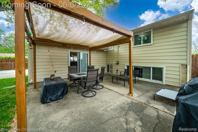 34143 Zimmer Dr, Sterling Heights, MI 48310 - view of patio featuring outdoor dining area