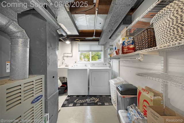 34143 Zimmer Dr, Sterling Heights, MI 48310 - laundry area featuring independent washer and dryer